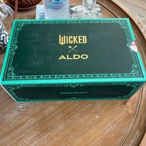 ALDO Black Heels with Bow Accent